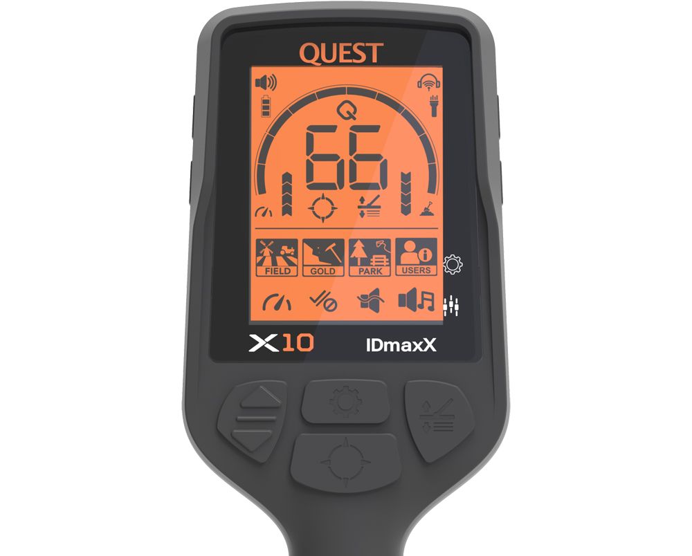 Quest X10 IDmaxX Metalldetektor 
